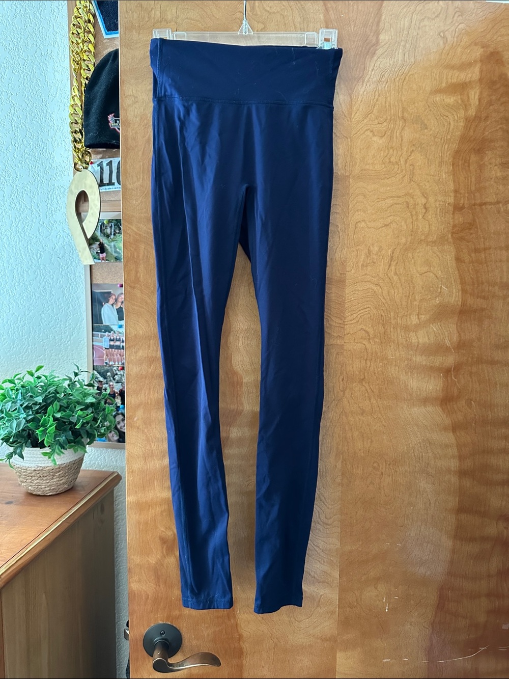 Fabletics Navy High-Rise Performance Leggings